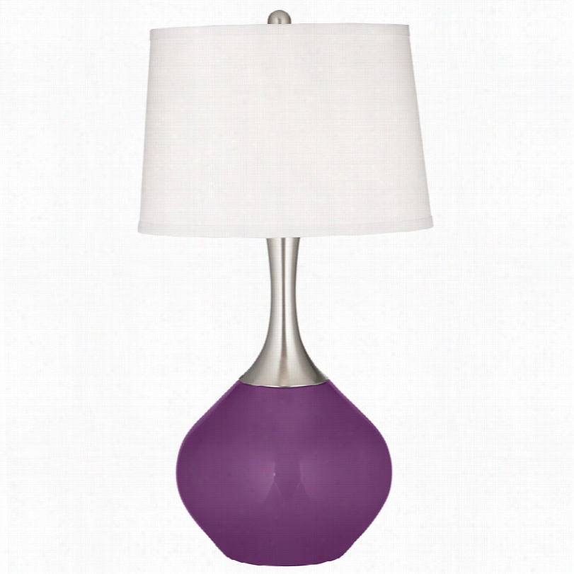 Contemporary Spencer Kimono Violet 31-incnh-h Table Lamp