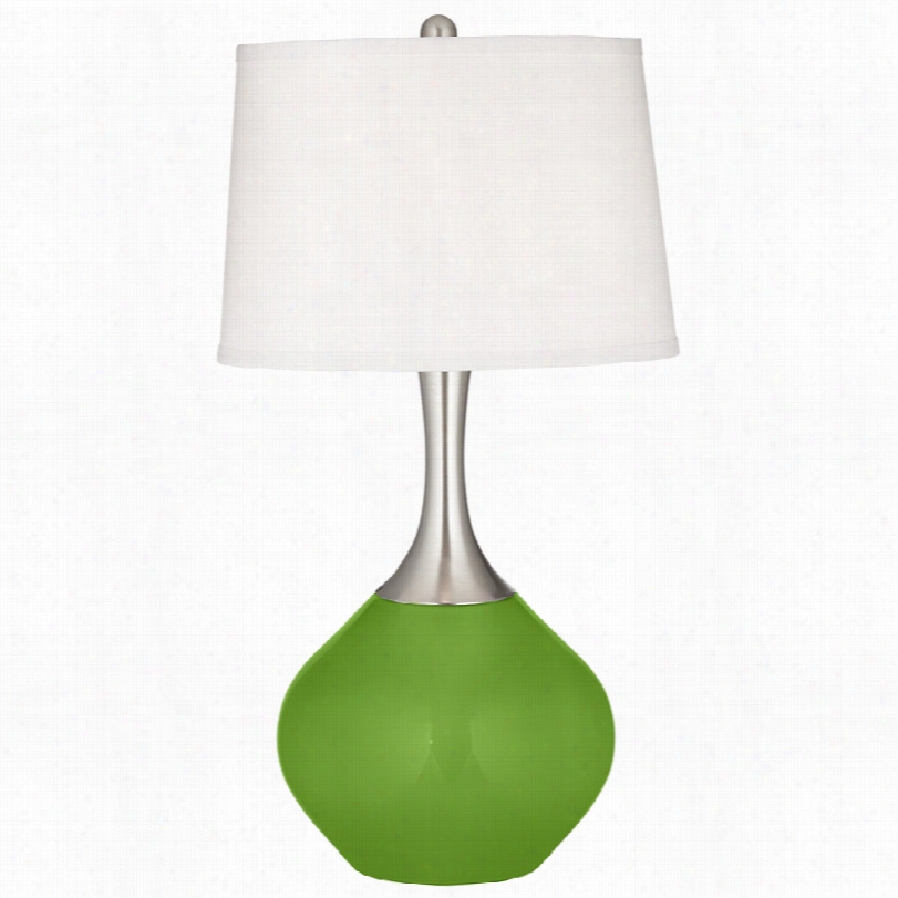 Contemporary Spencer  Rosemary Green 31-inh-h Table Lamp