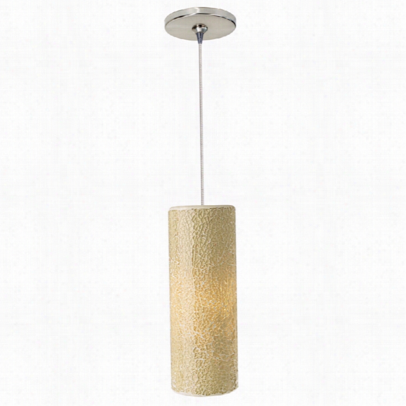 Contemporary Tech Lighti Ng Veil Latte Glass Satin Nickel Mini Pendant