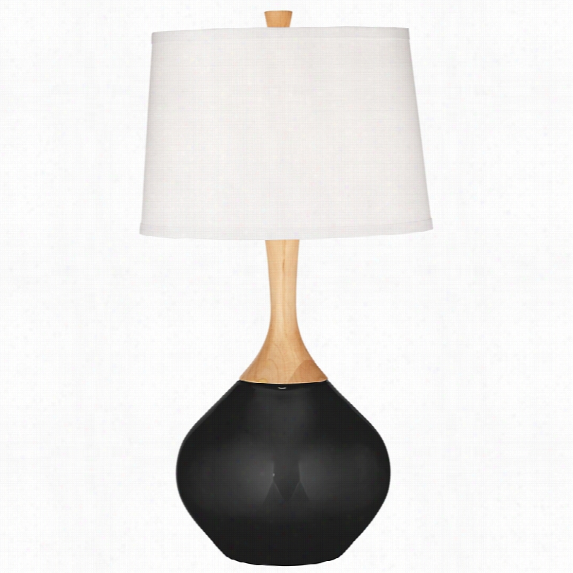 Cnotemporary Tricorn Black Wexler 31-innch-h Table Lamp