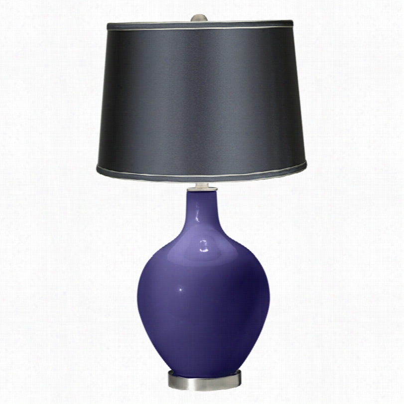 Contemporary Valiant Violet With Grayy 28 1/2-innch-h Color Plus Table Lamp