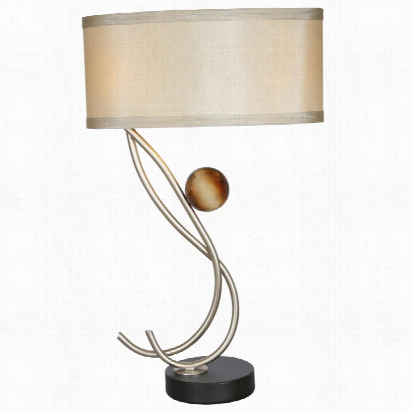 Contemporary Van Teal Elixir Too Wheat Ginger 31-inch-h Modern Table Lamp