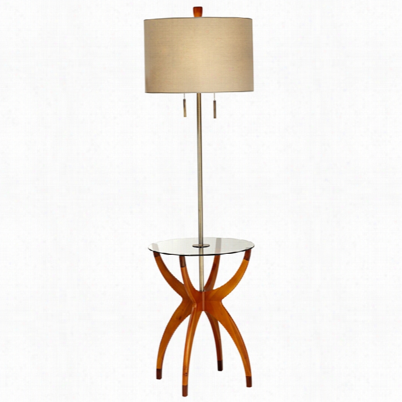 Contemporary Vanguard Folr Lamp With Glass Tray Index