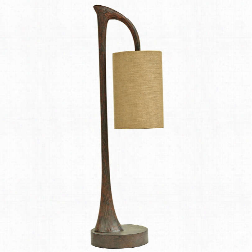 Contemporary West  Larce Modeernist Crestview Collection Table Lamp