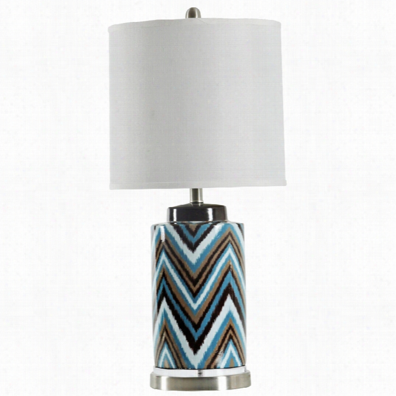 Contemporaty Wintour Gloster Zigzag Modern 27 1/2-inch-h Table Lamp