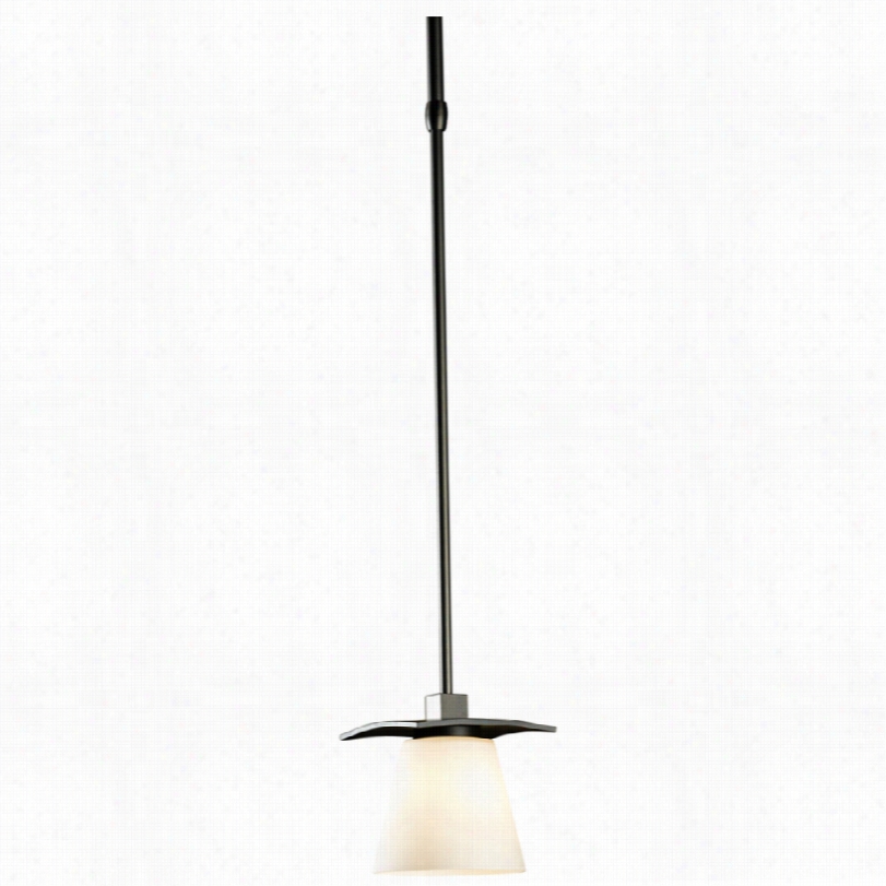 Contemporary Wren Stone Glass Dsrk Smoke Hubbardton Forge Pendant Light