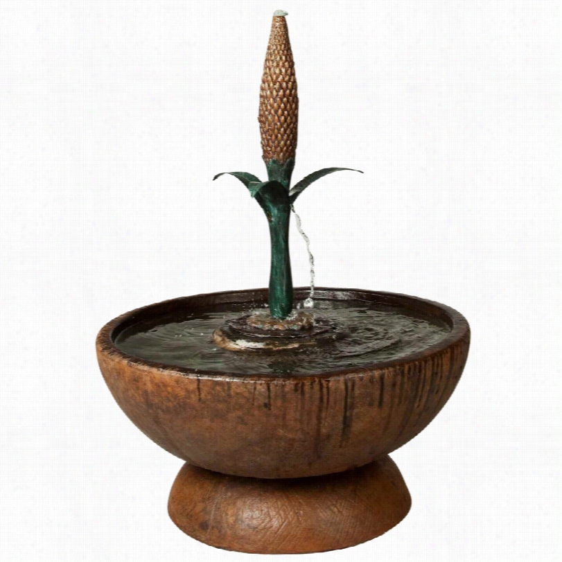 Henri Studio Eleggante Fleur De Lis 24-inch-w Hybrid Fountain