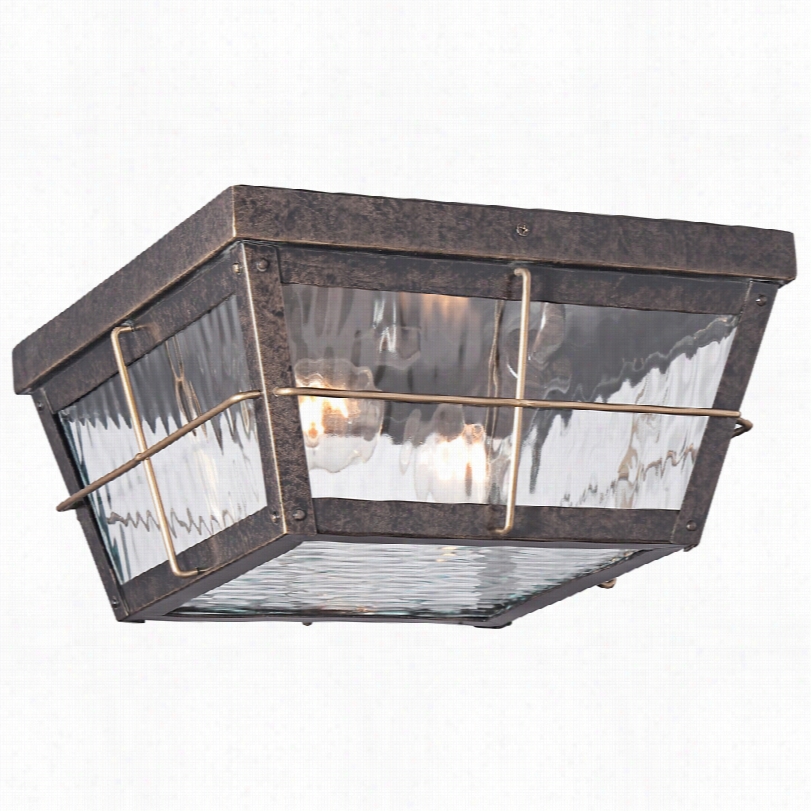 Traditional Cortland Imperial Bronnze Outdoor Ceiling Light