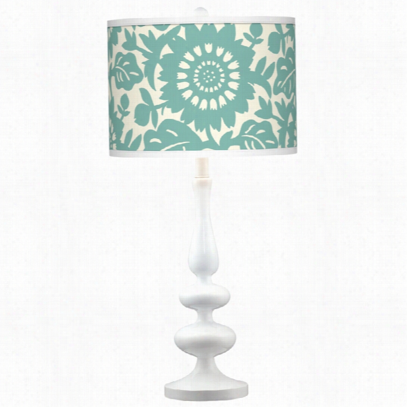 Ttansitional Seedling By Thomasspaul Aqua Stocholm White Table Lamp