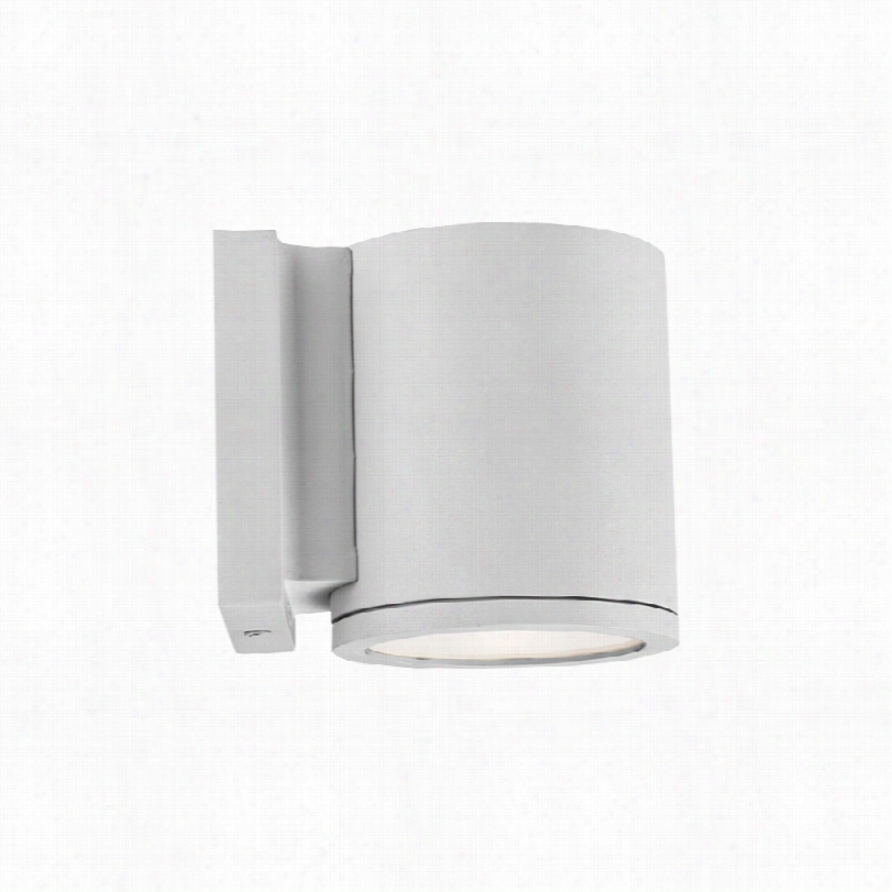 Transitionl Wac Tube Led White Outdoor Wall Light