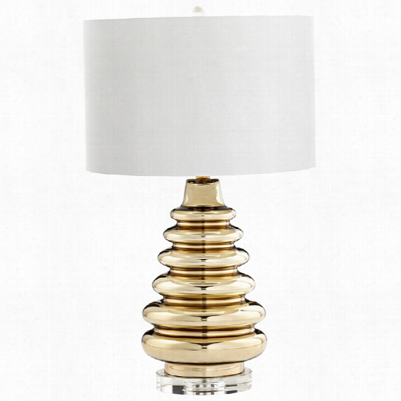 Contemporary Auva Modern Brass Glass 28i-nchh- Table Lamp