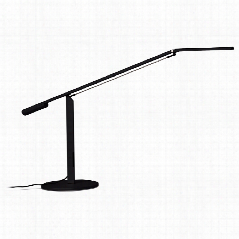 Contemporary Black Aluminum  Koncept G Een 3 Equo Adjustable Led Desk Lamp