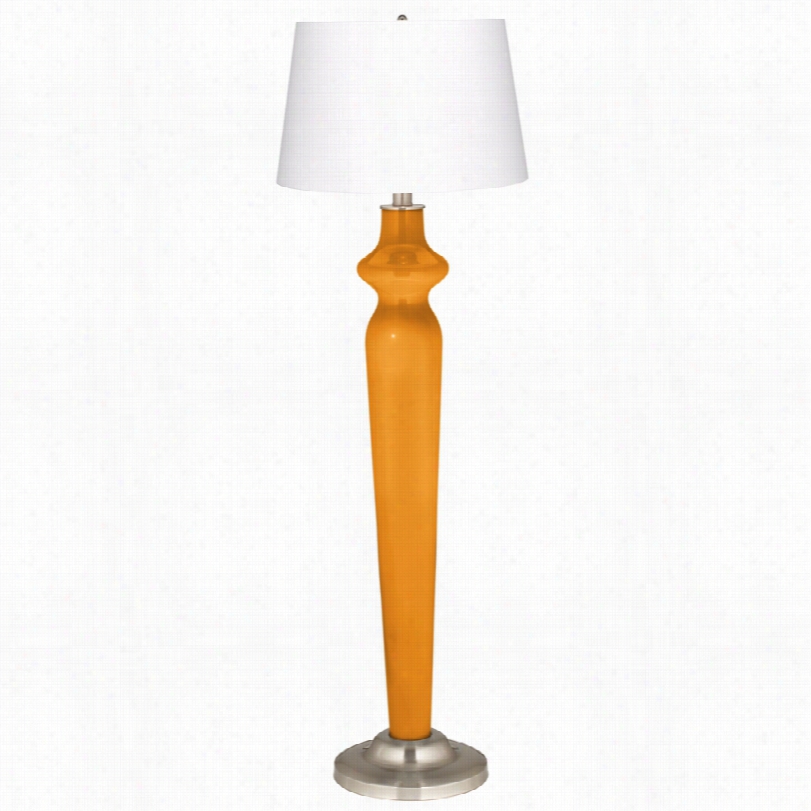 Contemporary Carnival Lido With Satin 60~inch-h Color Plus Floor Lamp