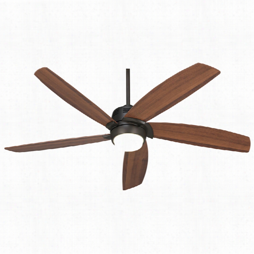 Contemporary Casa Ecanto␞ Led Ceiing Fan - 56"" Oil-rubbed Bronze