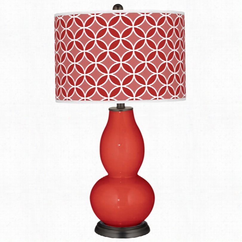 Contemporary Cherrytmoato 29 1/2-inch-h Color Plus Table Lamp