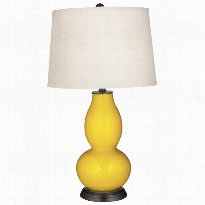 Cotnemporary Citrus Glass With Bronze 29 1/2-inch-h Olor Plsu Table Lamp