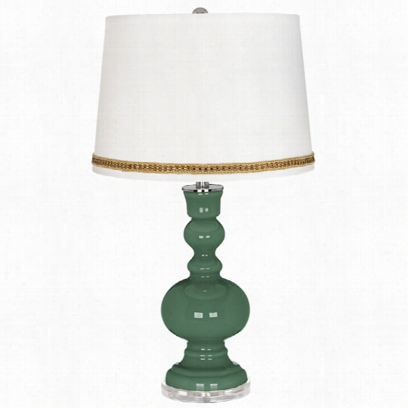 Contemporary Comfrey Apotheacry 30-inch-h Table Lamp With Braid Trim