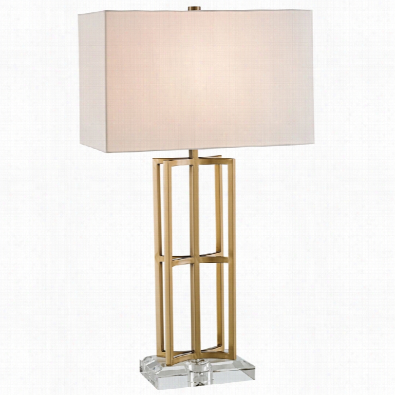 Contemporary Deonside Coffee Brass Metal Currey And Company Table Lamp