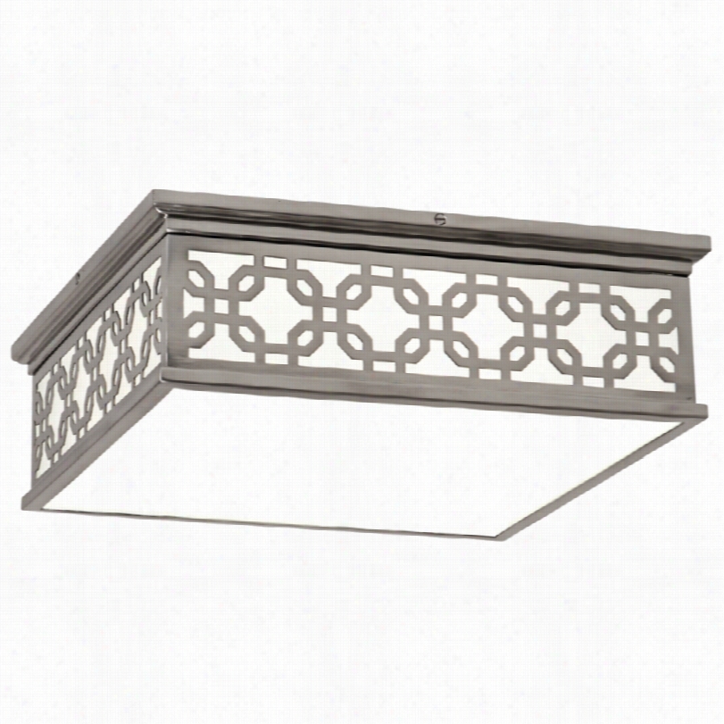 Contemporary Dickinson Antique Silver 15 3/4-inc-w Ceiling Light