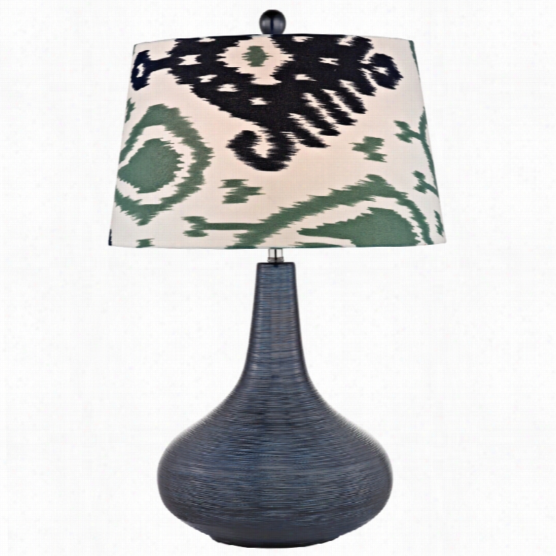 Contemporary Dimond Penarth Navy Blue Ceramic 26-inch-h Table Lamp