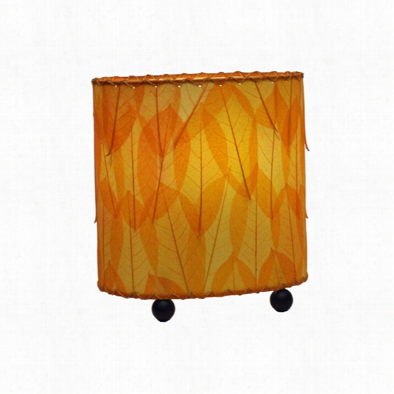 Contemmporary Eangee Guyabano Orange Mini Uplight 9-inch-h Table Lamp