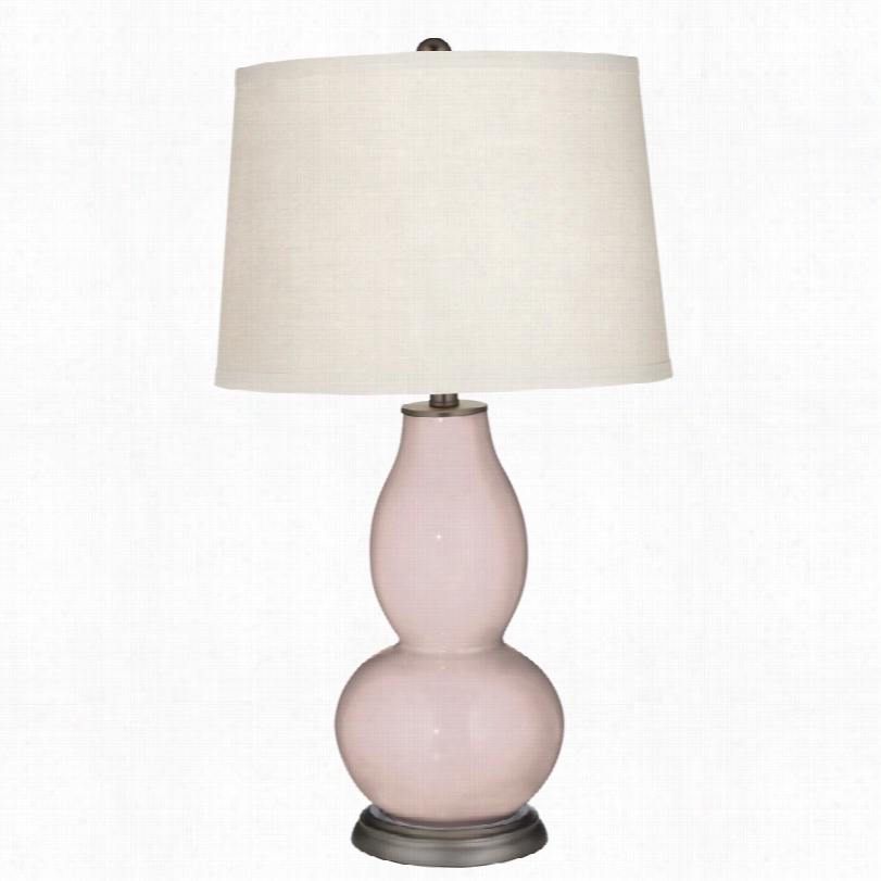 Contemporary Enchaanted Purple Double Gourd 29 1/2-inch-h Table Lamp