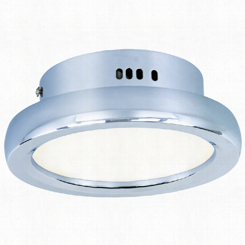 Contem Porary Et2 Timbale Polished Chrme Modern Led Ceiling Light