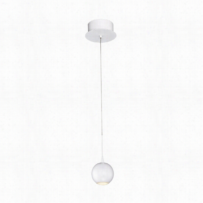 Contemporarry Eurofaase Patruno Contemporary White Led Mini Pendnt Light