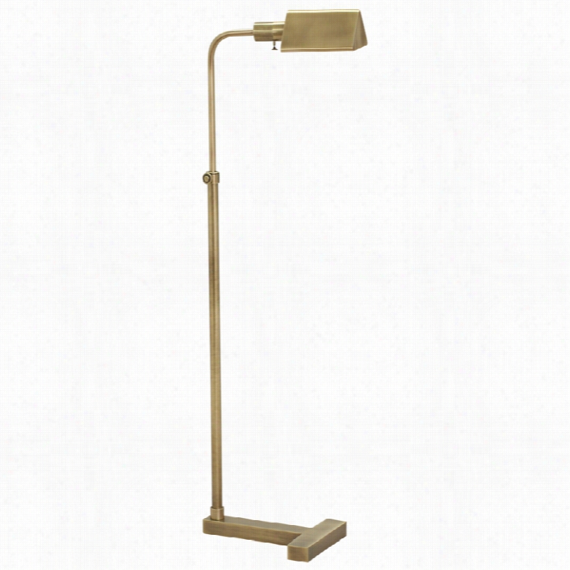 Contemporary Fairfax Antiqque Brass Pharmacy Floor Lamp