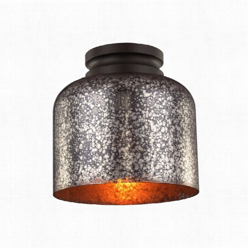 Cnotemporaryfeiss Hounslow Bonze And Glasss 9-inch-w Ceiling Light