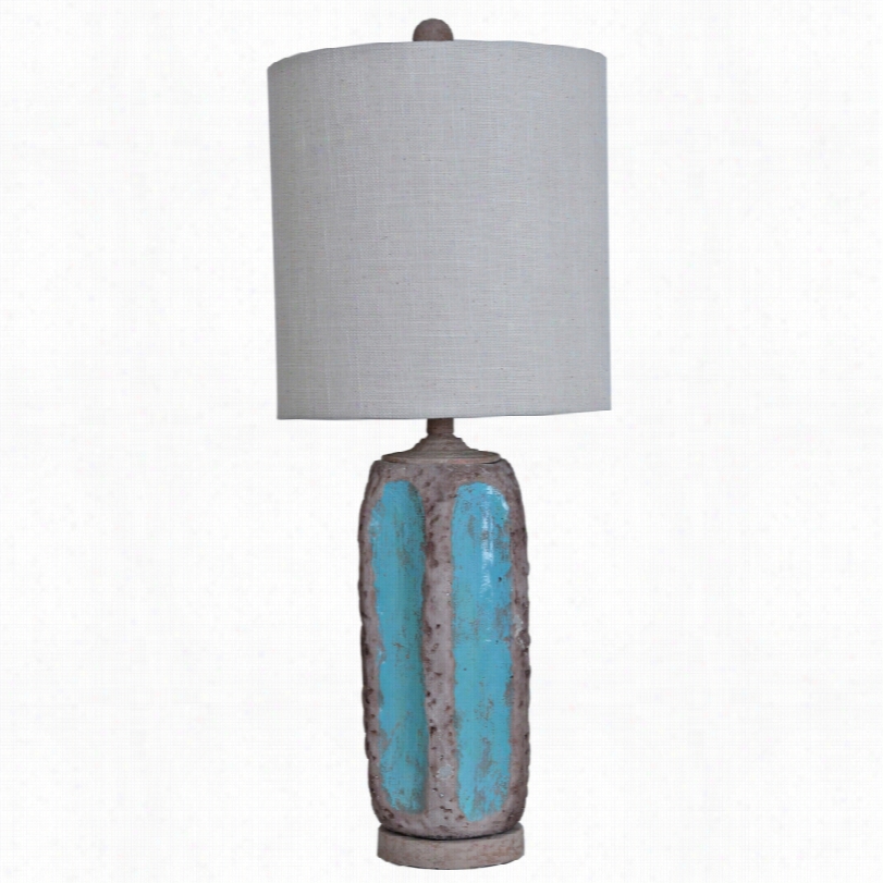 Contemporary Flagstone Ceramic Tall Crestview Colletcion Table Lamp