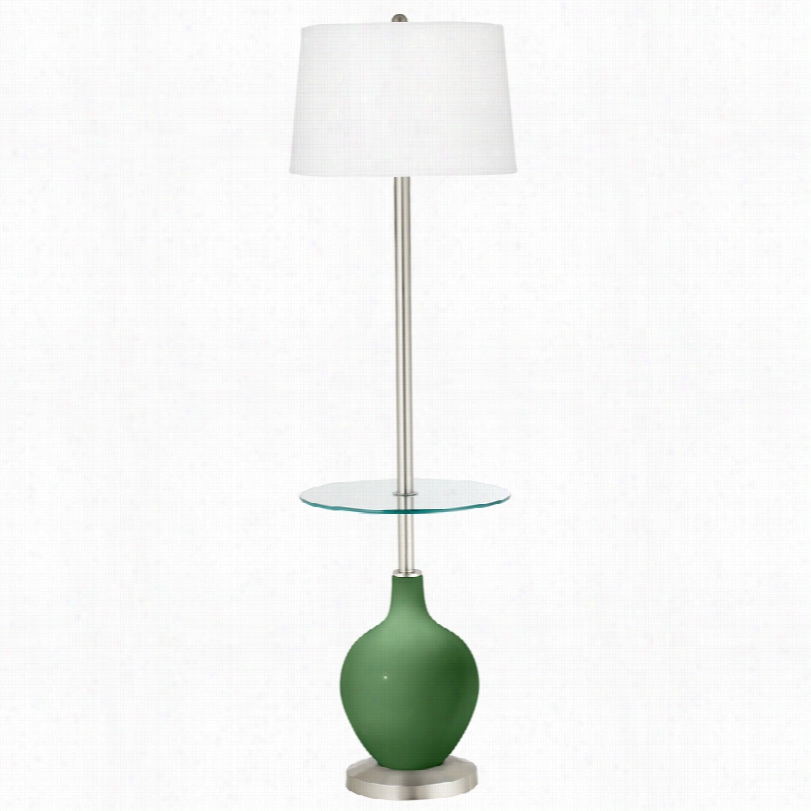 Contemporary Garden Grove Tray Table 59-inch-h Ovo Floor Lamp