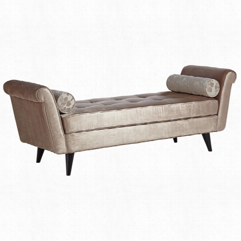 Contemp Orary Hansen Tufted Champagne 79 1/2-inch-w Chaise