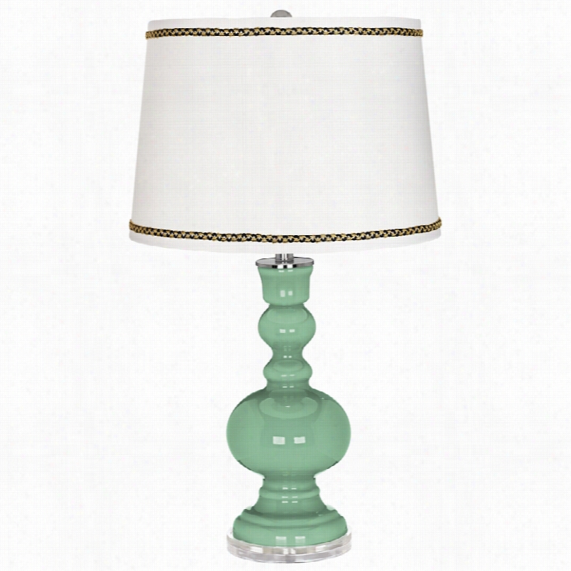 Contemporary Hemlock Apothecary 30-inch-h Table Lamp With Ric-rac Trim