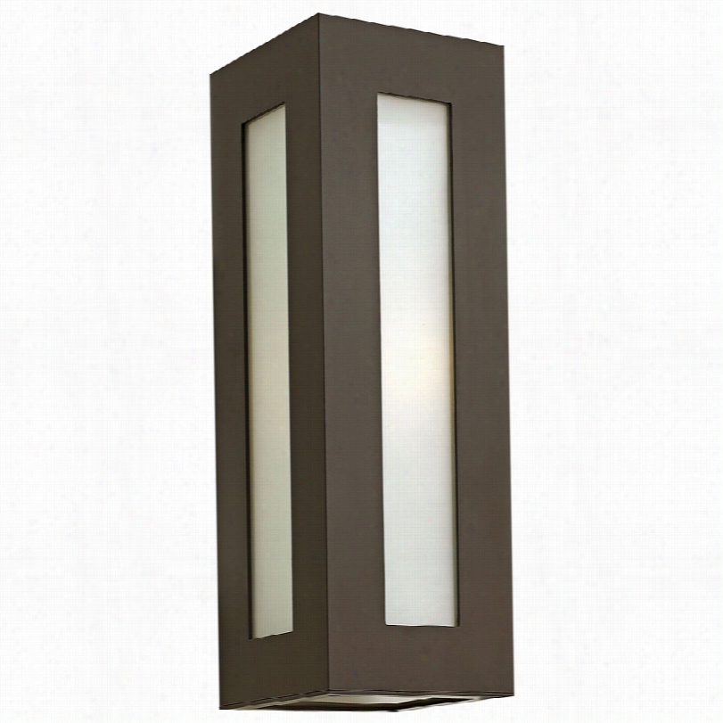 Contemporary Hinkley Doria N Modern Bronze Aluminum Outdoor Wall Light