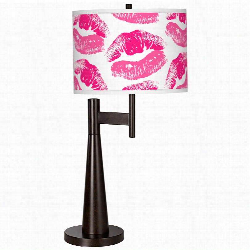 Cotnemporary Hot Lips Giclee Novo 31-inch-h Table Lamp