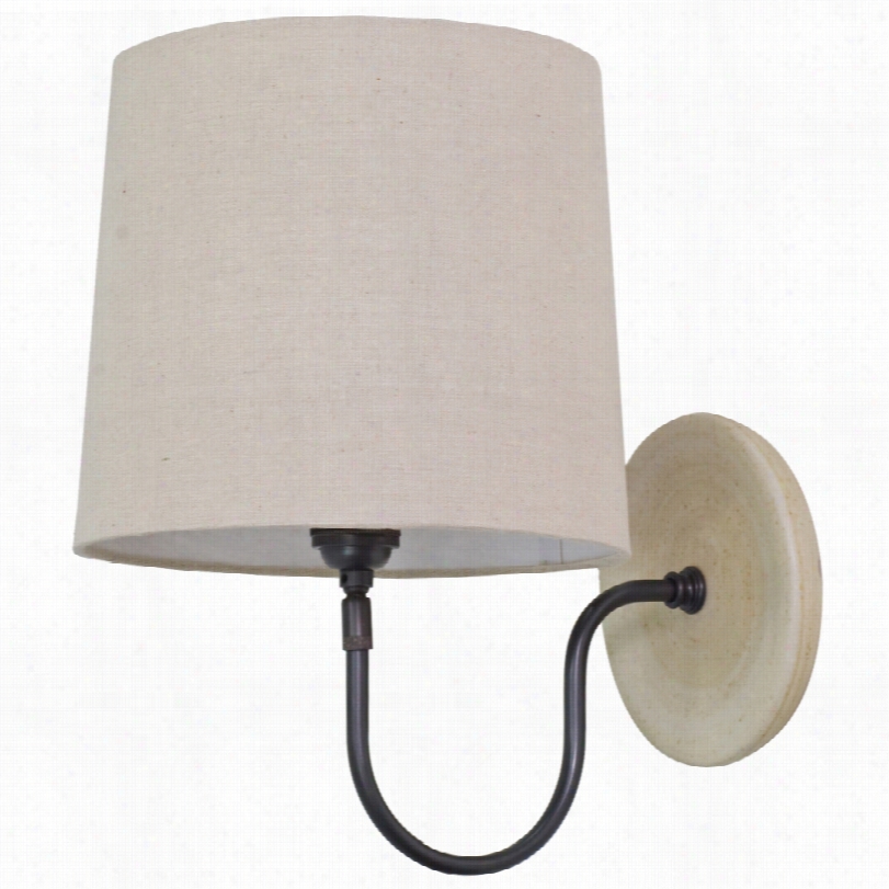 Contemporary House Of Trou Scatc Hard Stoneware Bronze Wall Lamp