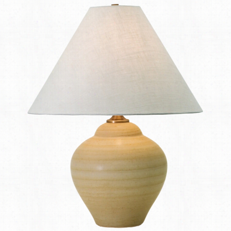 Contemporayr House Of Troy Scatchard Stoneware Oatmea 22-inch-h Lamp