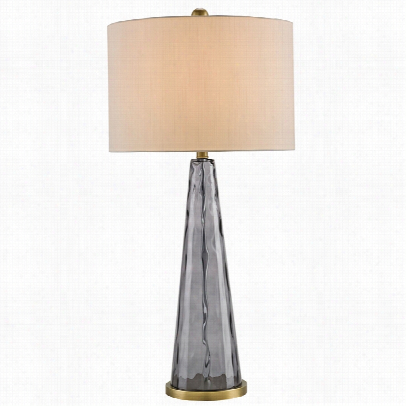 Contempoary Hydra Light Purple Glas Currey And Company Table Lamp