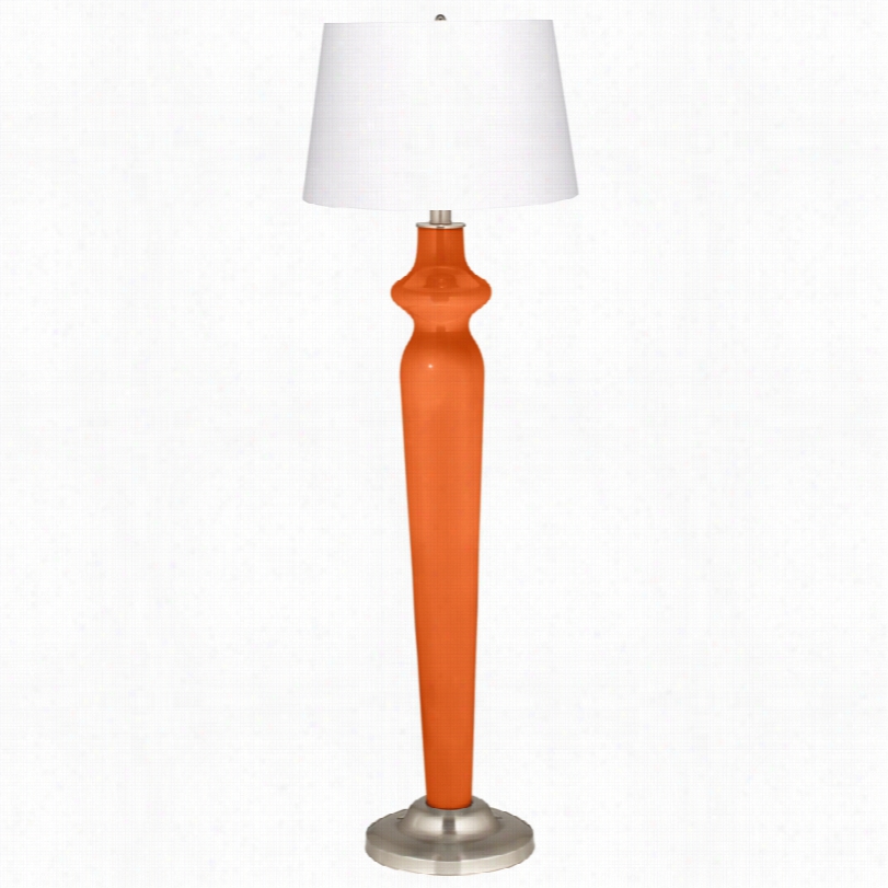Contemporary Invigorate Glass 12-inch-w Color Plus Flor Lamp
