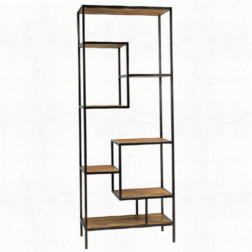 Contemporary Irondale Heelena Reclaimed Wood 32-inch-w Bookcase