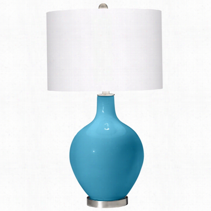 Contemporary Jamaic Abay 28-inch-h Ovo Table Lamp