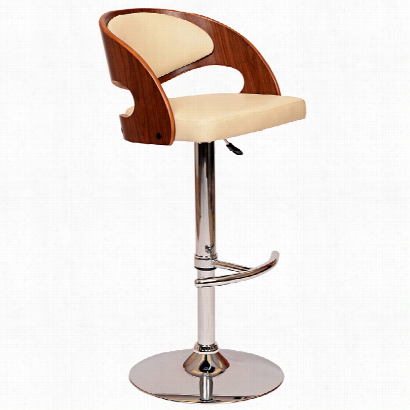 Contemporary Jayden Choice Part Faux Leather Adjustalbe Swivel Barstool