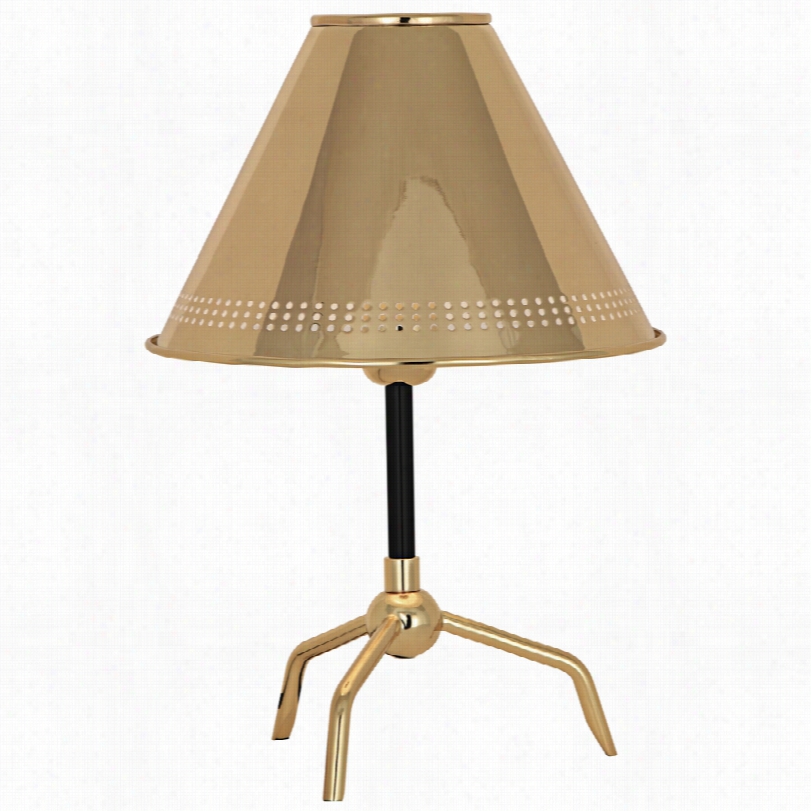 Contemprary Jonathan Adler Sst . Germain Wicked And Brass Accent Lamp