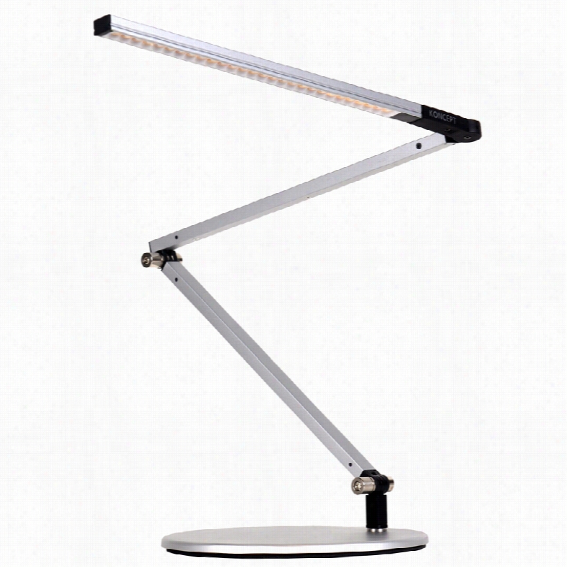 Contemporary Koncept Gen 3 Zb-ar Mini Silver Warm Light Modern Desk Lamp