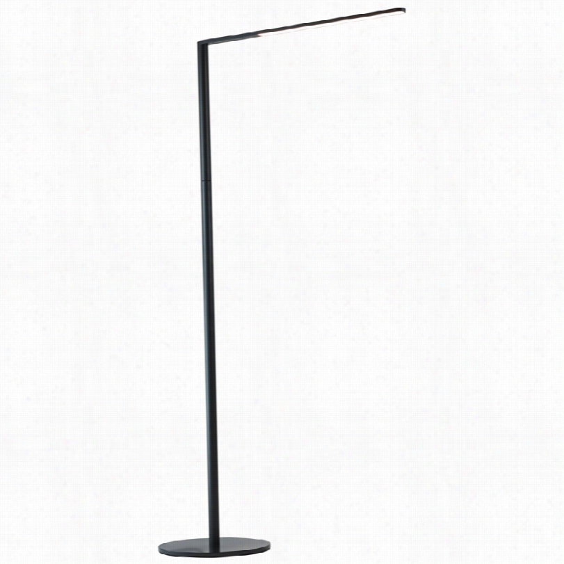 Coontemporary Koncept Lad-7 Led Metallic Black Floor Lamp