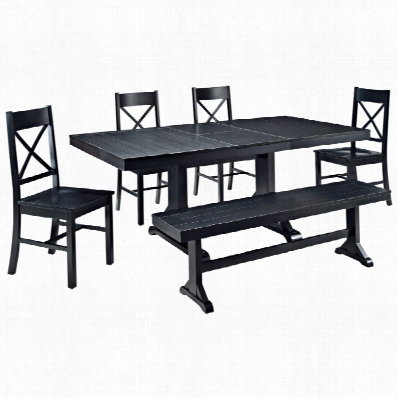 Contempoary Millwright Dismal 6-piece Dining Set