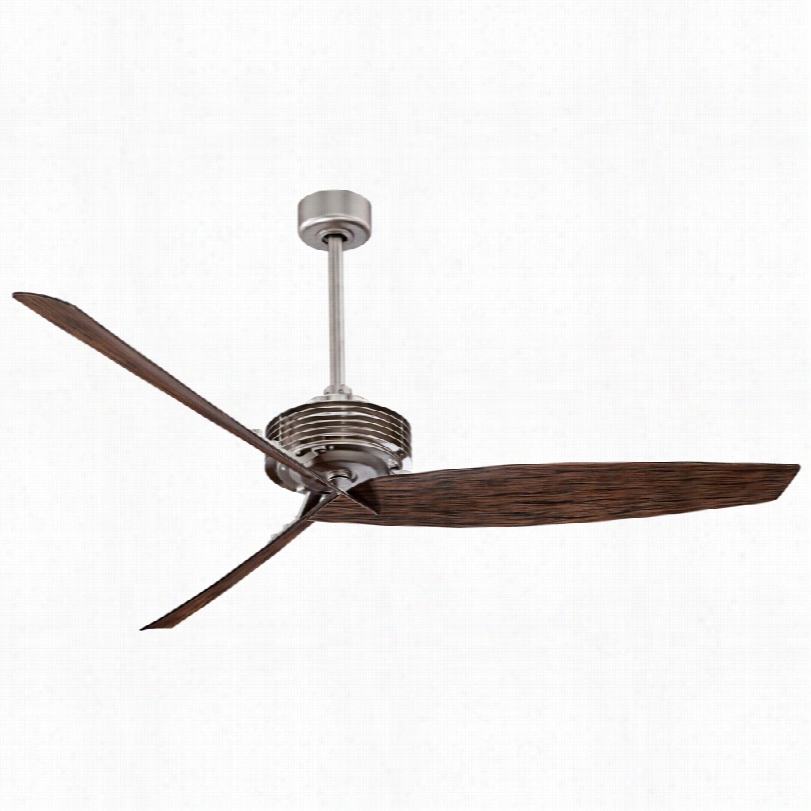 Contemporary Minka Aire Gilera Steel And Maple 62- Inch Ceilingg Fan