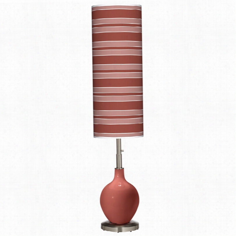 Contemporary Ovo Brick Paver Glass Contemporary 60-ich-h Floor Lamp