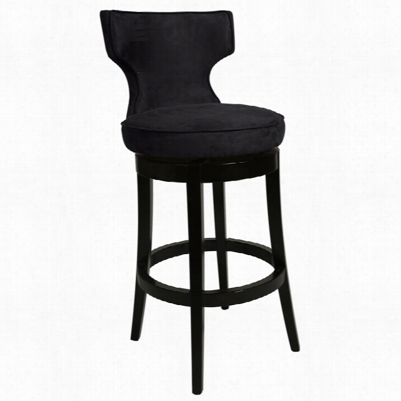 Coontemporary Pastel Aguustaa Black 38 1/4-inch-h Armles S Counter Stool